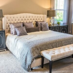 Oak Platform Bed (Queen)