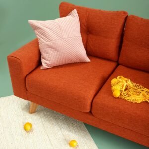 Nordic Grey 3-Seat Sofa